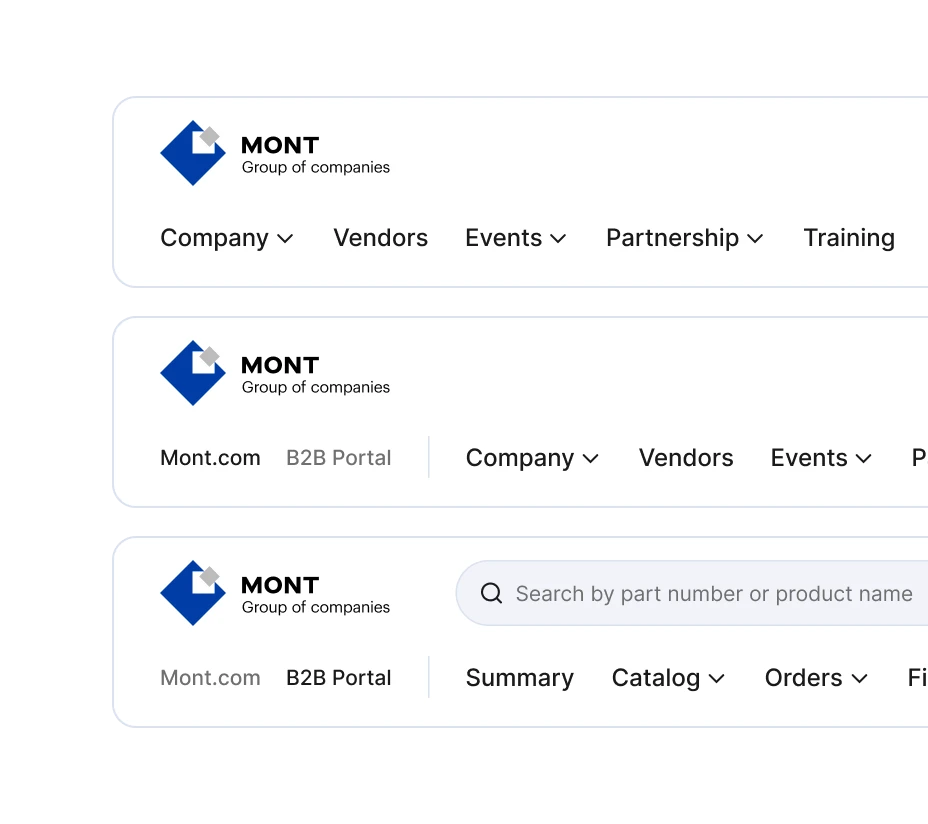 MONT product headers