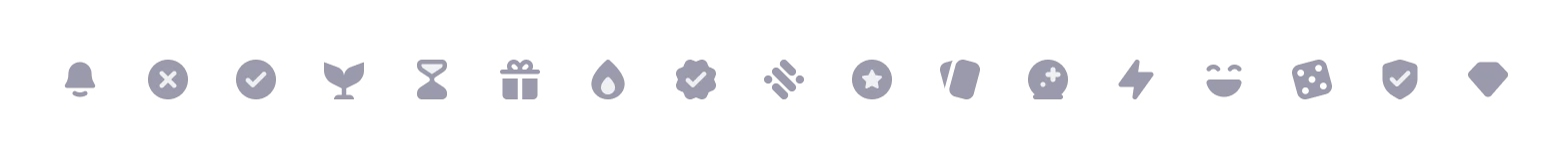 Magic Square icon set