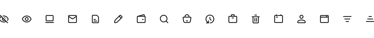 MONT icon set